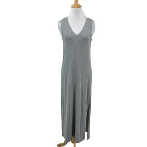 paige sage midi tank dress PAIGE | Dresses | Paige Sage Heather Gray Midi Tank Dress Size Large Loose Knit Terry